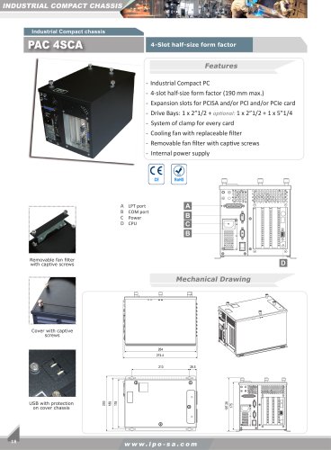 Industrial compact chasis