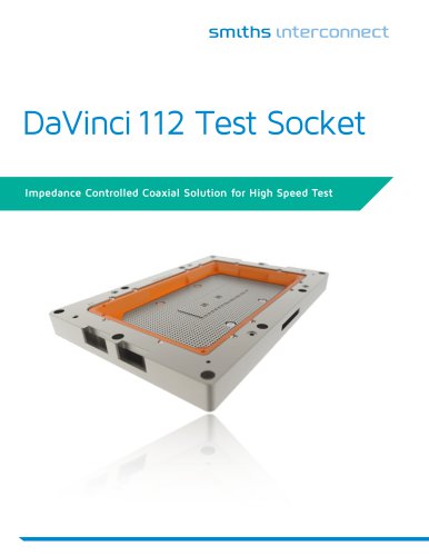 DaVinci 112 Test Socket Brochure