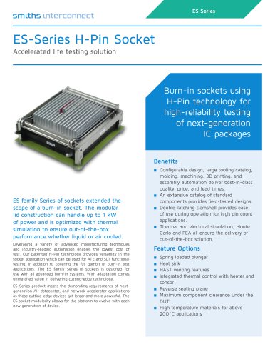 ES Series H-Pin® Socket