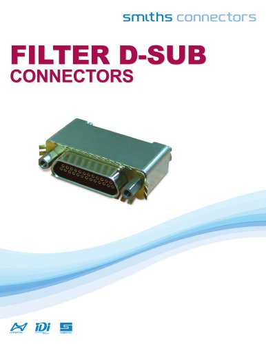 Filtered D-sub connector