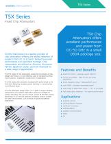 TSX Fixed Chip Attenuators