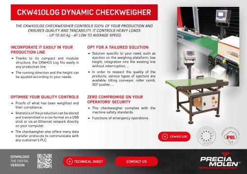 CKW410LOG DYNAMIC CHECKWEIGHER