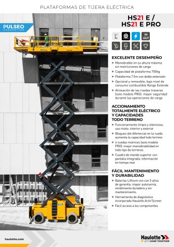 HS21 E datasheet