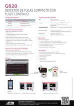 DETECTOR DE FUGAS CON FLUJO CONTINUO | G620 - 2