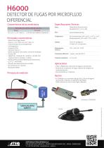 DETECTOR DE FUGAS POR MICROFLUJO DIFERENCIAL | H6000-2
