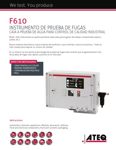 INSTRUMENTO DE PRUEBA DE FUGAS CAJA A PRUEBA DE AGUA PARA CONTROL DE CALIDAD INDUSTRIAL