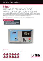INSTRUMENTO DE PRUEBA DE FUGAS | F600 - 1