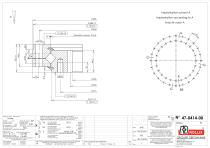 Precision roller slewing rings Compact Light with internal gear