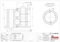 Standard double row ball slewing rings without gear