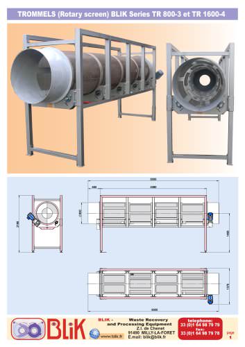 TROMMELS (Rotary screen) BLIK Series