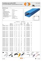 Canaletas para cables GN-A6/4 - 5