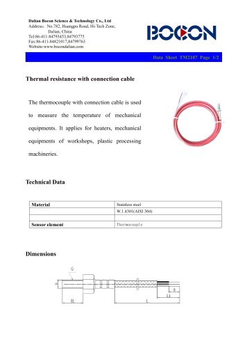 BOCON-thermocouple TM2107-Heaters