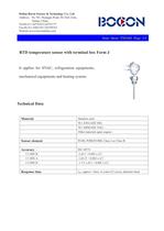 Form J RTD temperature sensor for HVAC/ refrigeration/mechanical equipmentTM1403