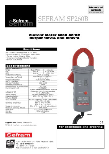 SEFRAM SP260B