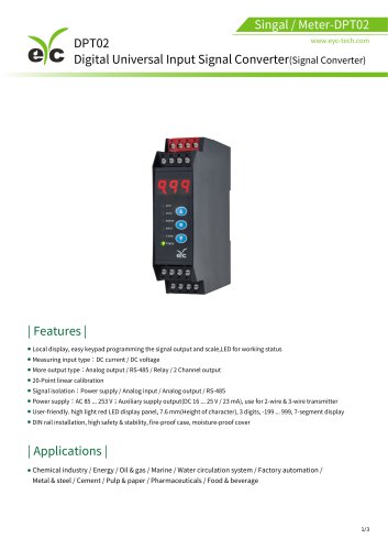 eyc-tech DPT02 Signal Converter