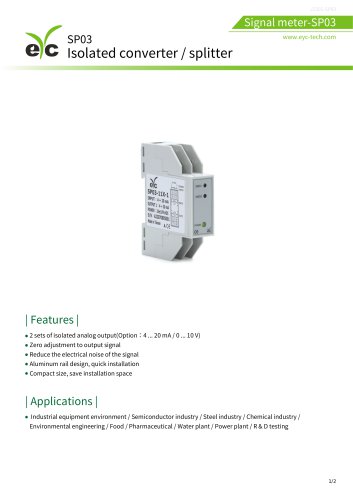 eyc-tech SP03 Isolated converter / splitter