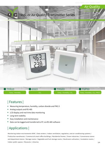 eyc-tech THR23 Indoor Temperature & Humidity Transmitter