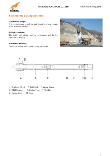 CONCENTRIC OVERBURDEN DRILLING SYSTEM