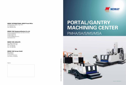 Gantry milling machine