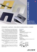 STANDARD LAMIPACK, PEELPACK & SINGLEPACK  U SHIMS