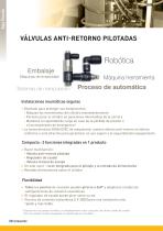 Parker Legris - Válvulas Anti-retorno Pilotadas Compacto y funcional. Racor multifunción para instalaciones neumáticas de seguridad - 2