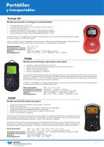 Detección portátil de gas y  llamas Descripción general de los productos EMEA - 3