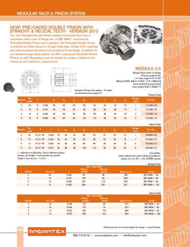 MODULAR RACK & PINION SYSTEM