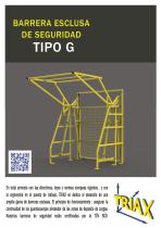 Barrera esclusa de seguridad TYPE G - GRILLAGE