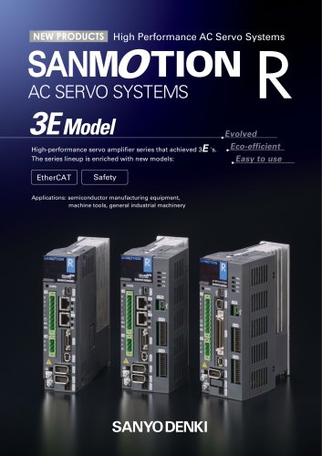 SANMOTION R 3E Model EtherCAT & Safety