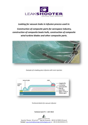 Detection of vacuum leaks in infusion process