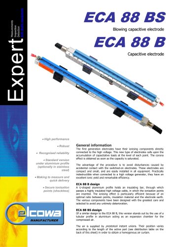 capacitive electrode ECA 88 B & ECA 88 BS