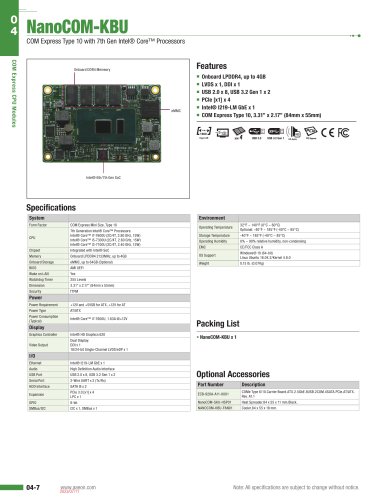 NanoCOM-KBU