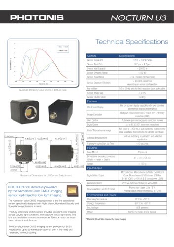 NOCTURN U3 Specifications