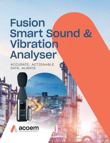 Fusion Smart Sound & Vibration Analyser