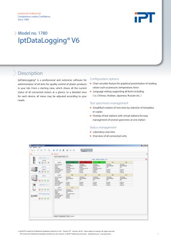 Software IptDataLogging®