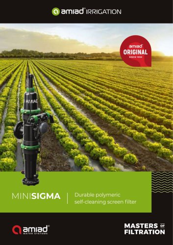 Mini Sigma Filters Catalogue IRRIGATION 2023_EN