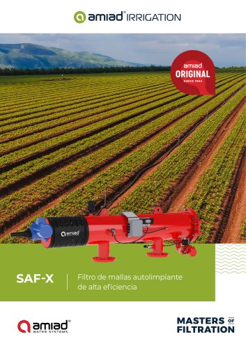 SAF-X Filters Catalogue IRRIGATION 2023_ES