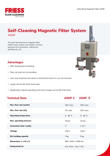 Magnetic Filter ASMF