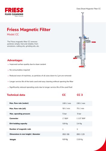 Magnetic Filter CC