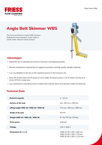 Oil Skimmer WBS