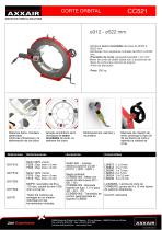 E-catalog Maquinas de corte orbitale AXXAIR - 9