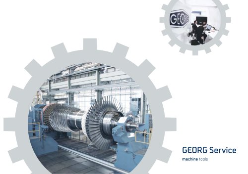 Service brochure GEORG machine tool division