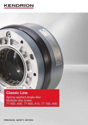 Brochure | Spring-Applied Brake - Classic Line 