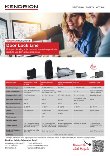 Door Lock Line