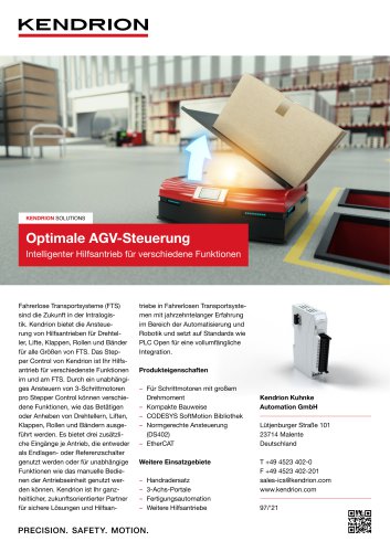 Stepper Control - AGV