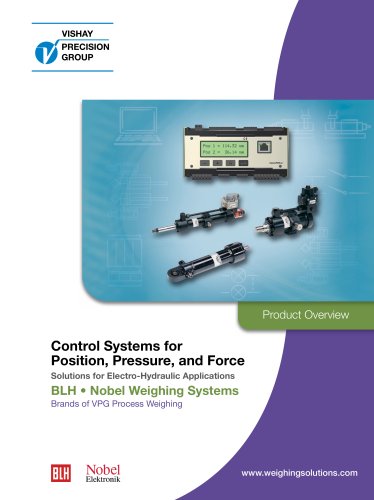 Control Systems for  Position, Pressure, and Force