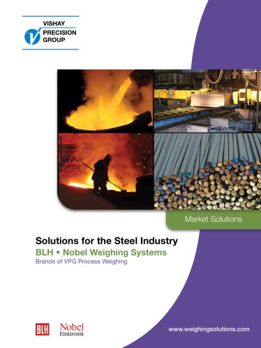 Steel industry Forces & Measurements systems