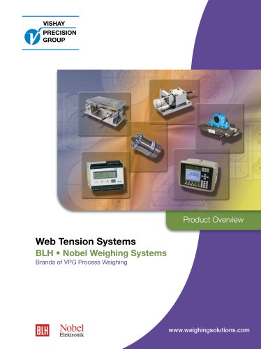 Tension measurement systems: Paper - Steel - Plastic