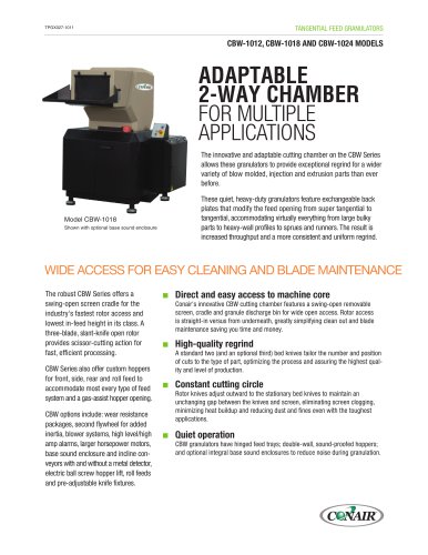 CBW GRANULATORS