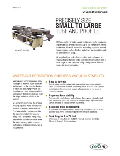 MT VACUUM SIZING TANKS